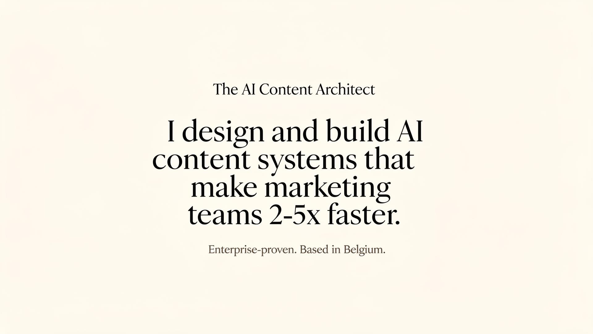 The Copywriter's Second Brain | The AI Content Architect